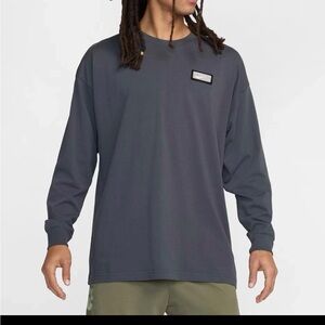 Nike Devin Booker Long Sleeve Basketball T-Shirt Anthracite Mens HJ3344-060 new